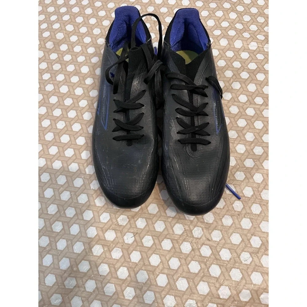 Adidas Soccer‎ Cleats Size 5 Black Blue